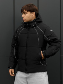 Kurtka zimowa Staff soi black logo reflective