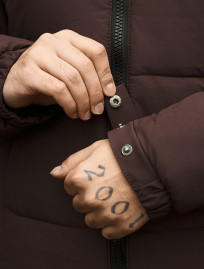 Kurtka zimowa Staff aro brown logo