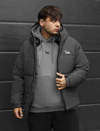 Kurtka zimowa Staff aro dark gray logo