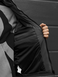 Kurtka zimowa Staff aro dark gray logo