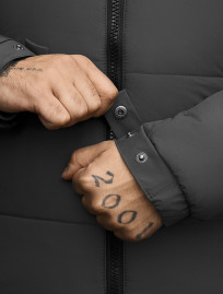 Kurtka zimowa Staff aro dark gray logo
