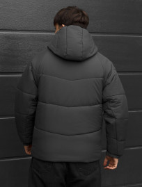 Kurtka zimowa Staff aro dark gray logo