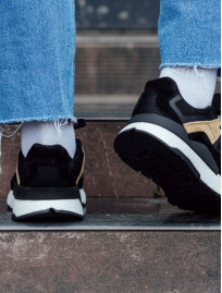 Sneakersy Staff black & beige