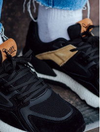 Sneakersy Staff black & beige