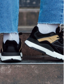 Sneakersy Staff black & beige