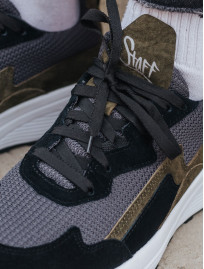 Buty sportowe Staff black & dark gray & haki