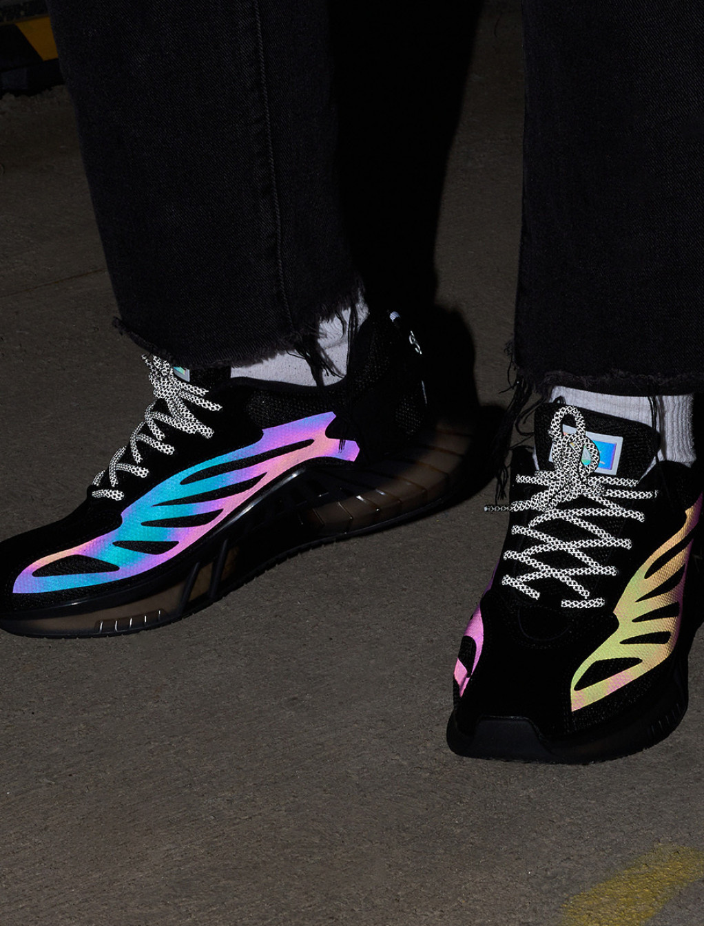 Sneakersy Staff black & reflective