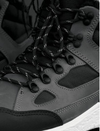 Sneakersy zimowe Staff gray & black (futro)