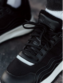Zimowe buty Staff black (futro)