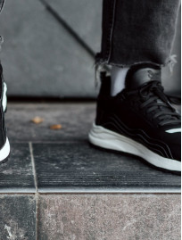 Zimowe buty Staff black (futro)