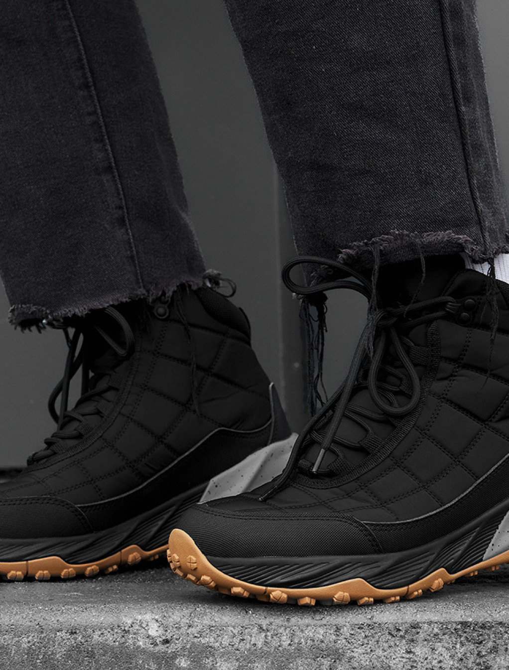 Buty zimowe Staff black3 (futro)