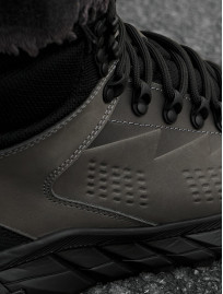 Buty sportowe Staff gray & black (futro)