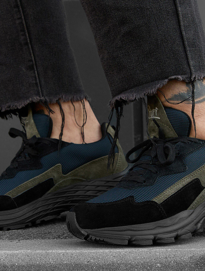 Sneakersy Staff navy/black/khaki