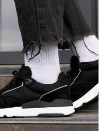 Sneakersy Staff black reflective