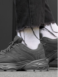 Sneakersy Staff all dark gray