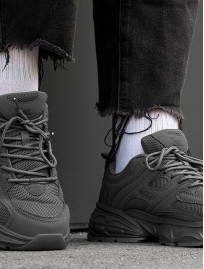 Sneakersy Staff all dark gray