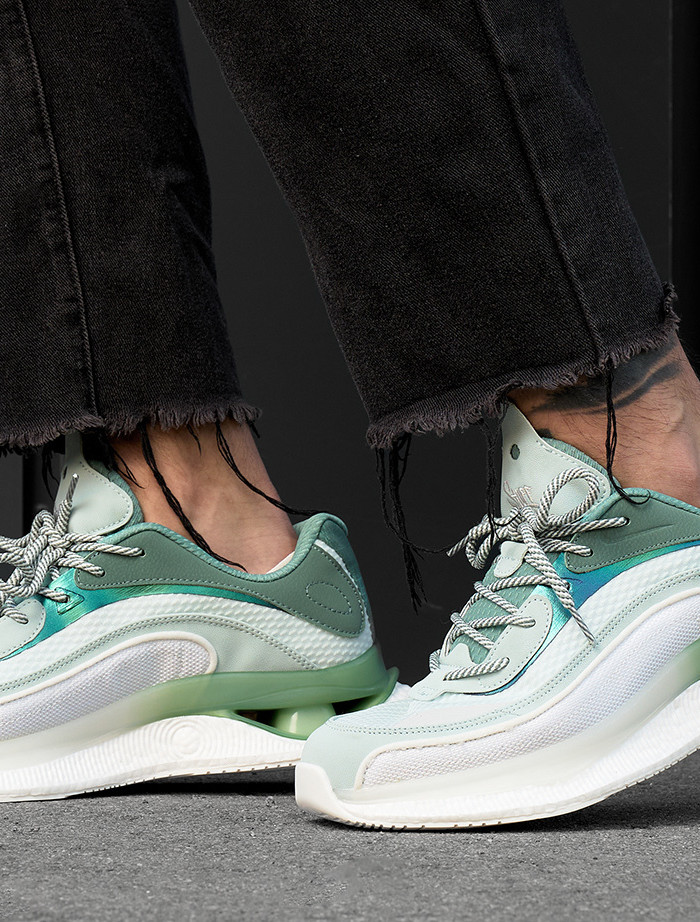 Sneakersy Staff white & green