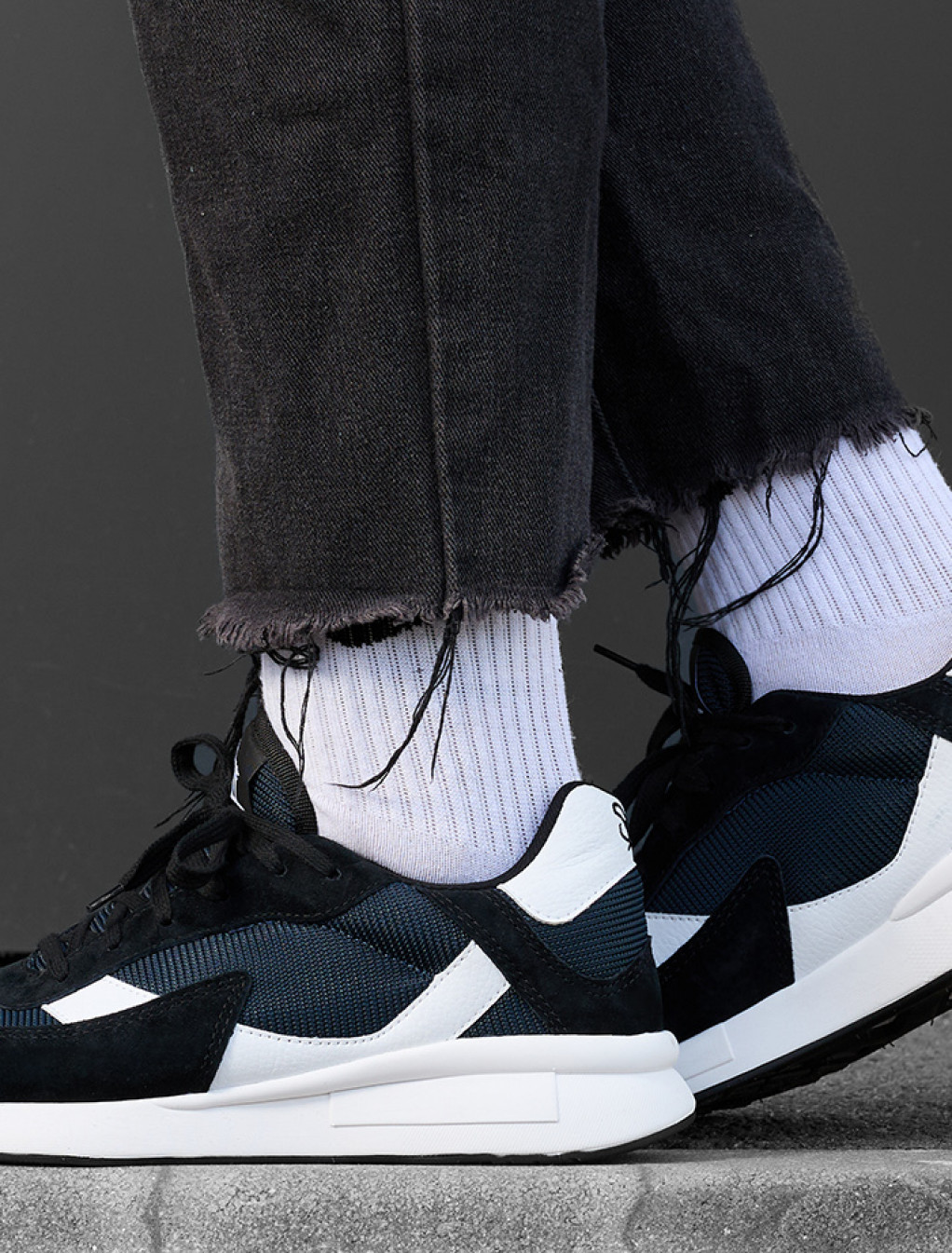 Sneakersy Staff black & white