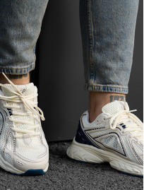 Sneakersy Staff beige & navy