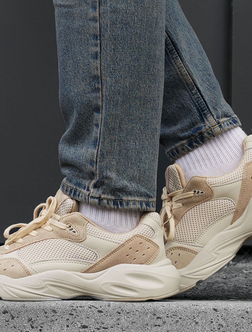 Sneakersy Staff beige