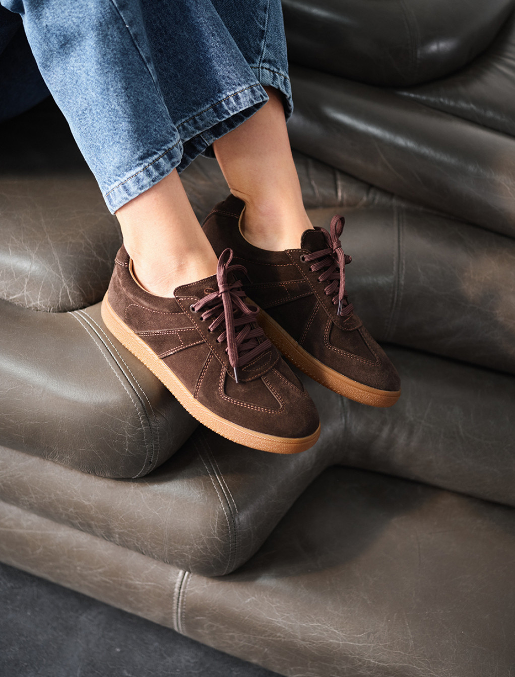 Sneakersy Staff brown