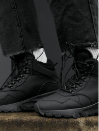 Sneakersy zimowe Staff black (futro)