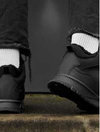 Sneakersy zimowe Staff black (futro)