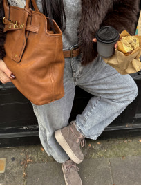 Buty damskie Staff light brown