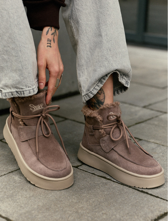 Buty damskie Staff light brown