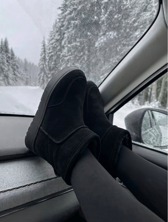 Buty Staff black (futro)