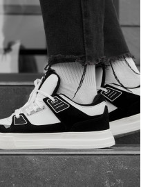 Sneakersy Staff white & black reflective