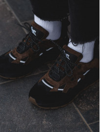 Sneakersy Staff black & brown reflective