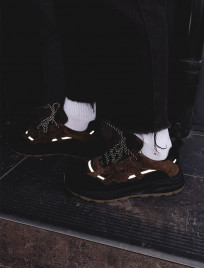 Sneakersy Staff black & brown reflective