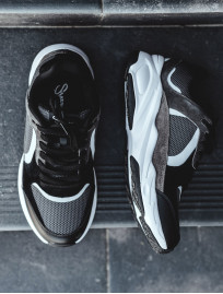 Sneakersy Staff gray & black & brown