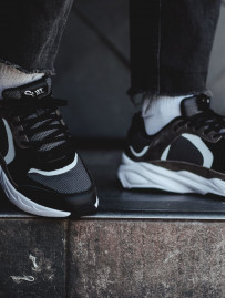 Sneakersy Staff gray & black & brown