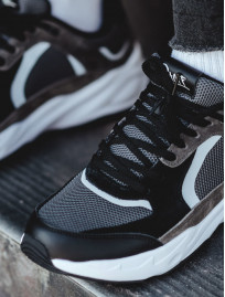 Sneakersy Staff gray & black & brown