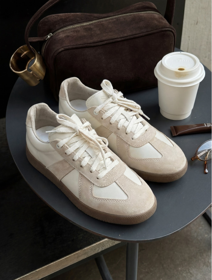 Sneakersy Staff light beige