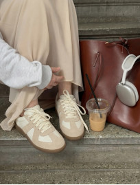 Sneakersy Staff light beige