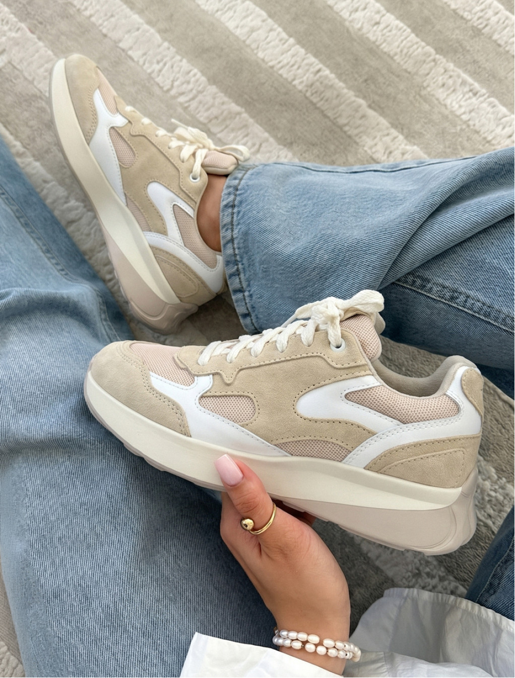 Buty sportowe Staff beige