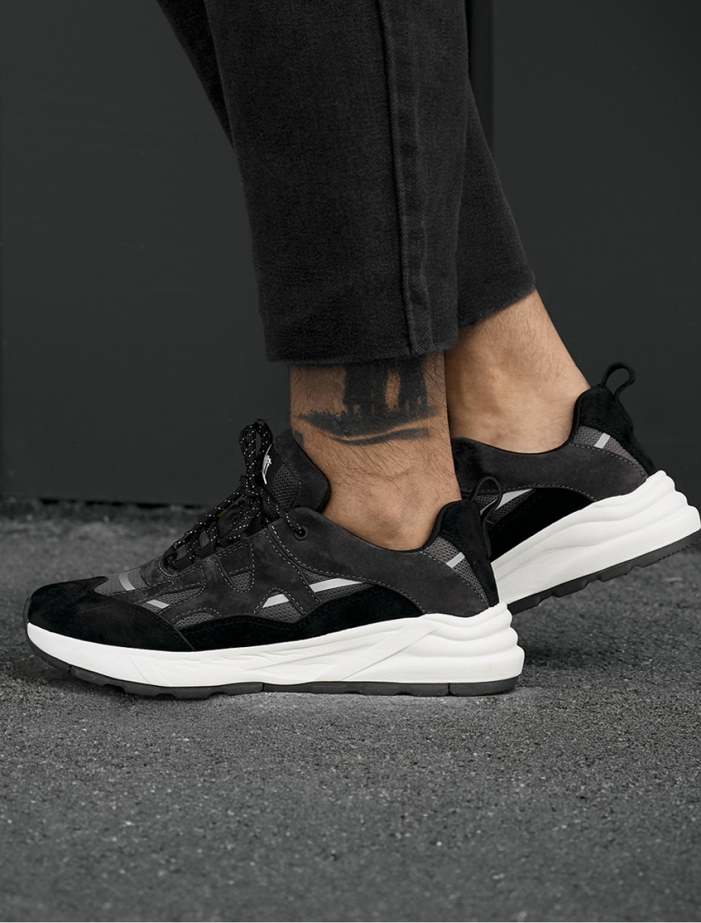 Buty sportowe Staff black & gray reflective