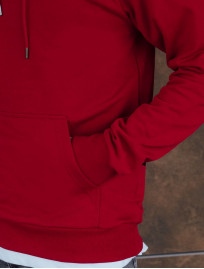 Bluza z kapturem Staff red basic