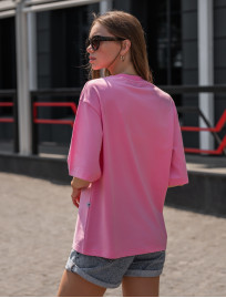 Damska koszulka Staff bk pink oversize