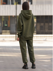 Damski dres sportowy Staff ne khaki fleece oversize