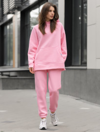Damski dres sportowy Staff to pink oversize fleece