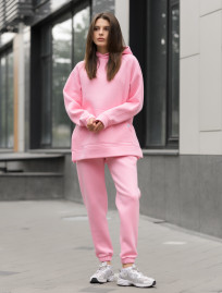 Damski dres sportowy Staff to pink oversize fleece