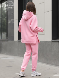 Damski dres sportowy Staff to pink oversize fleece