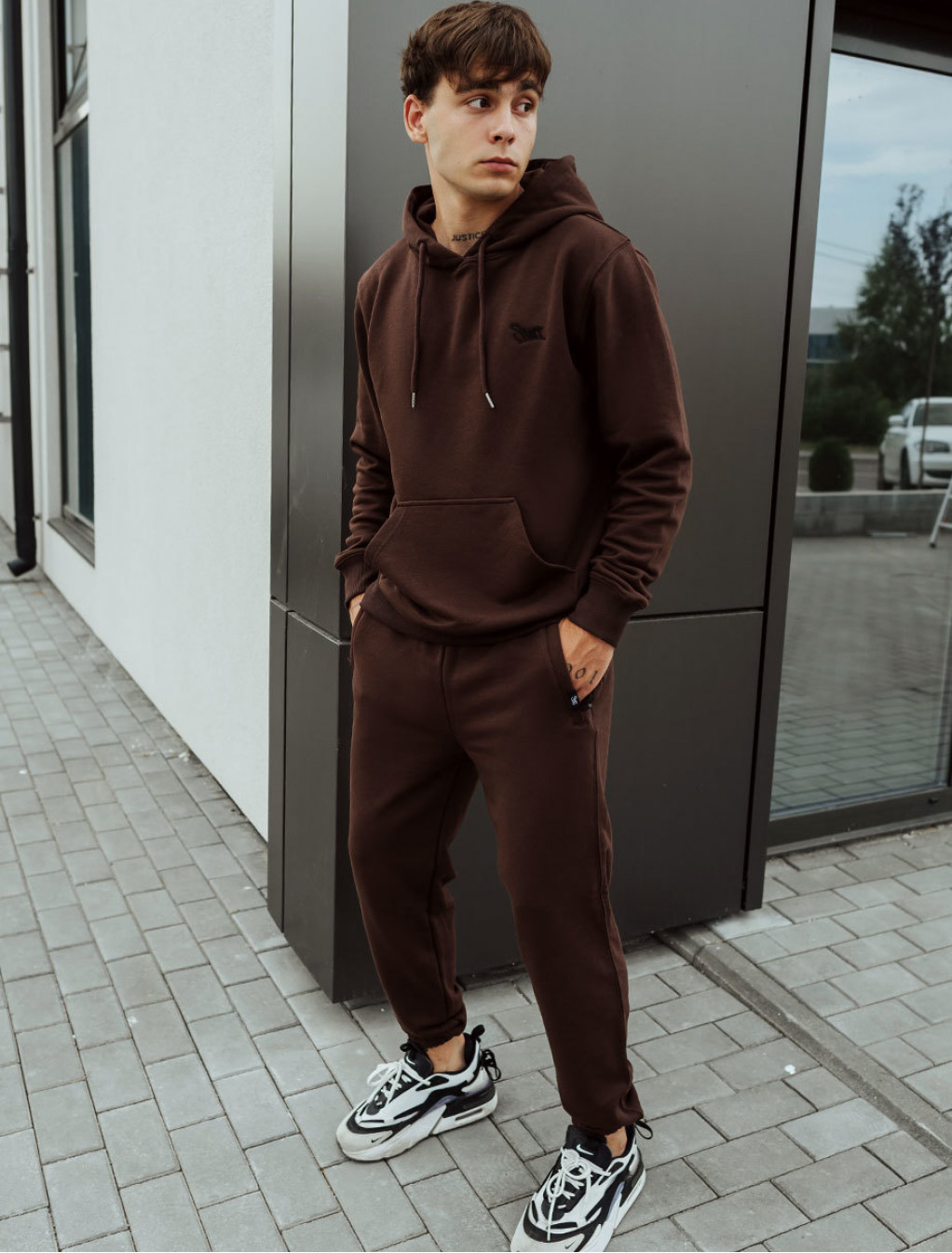 Dres sportowy Staff me brown logo