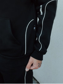Dres sportowy Staff kant black logo oversize fleece