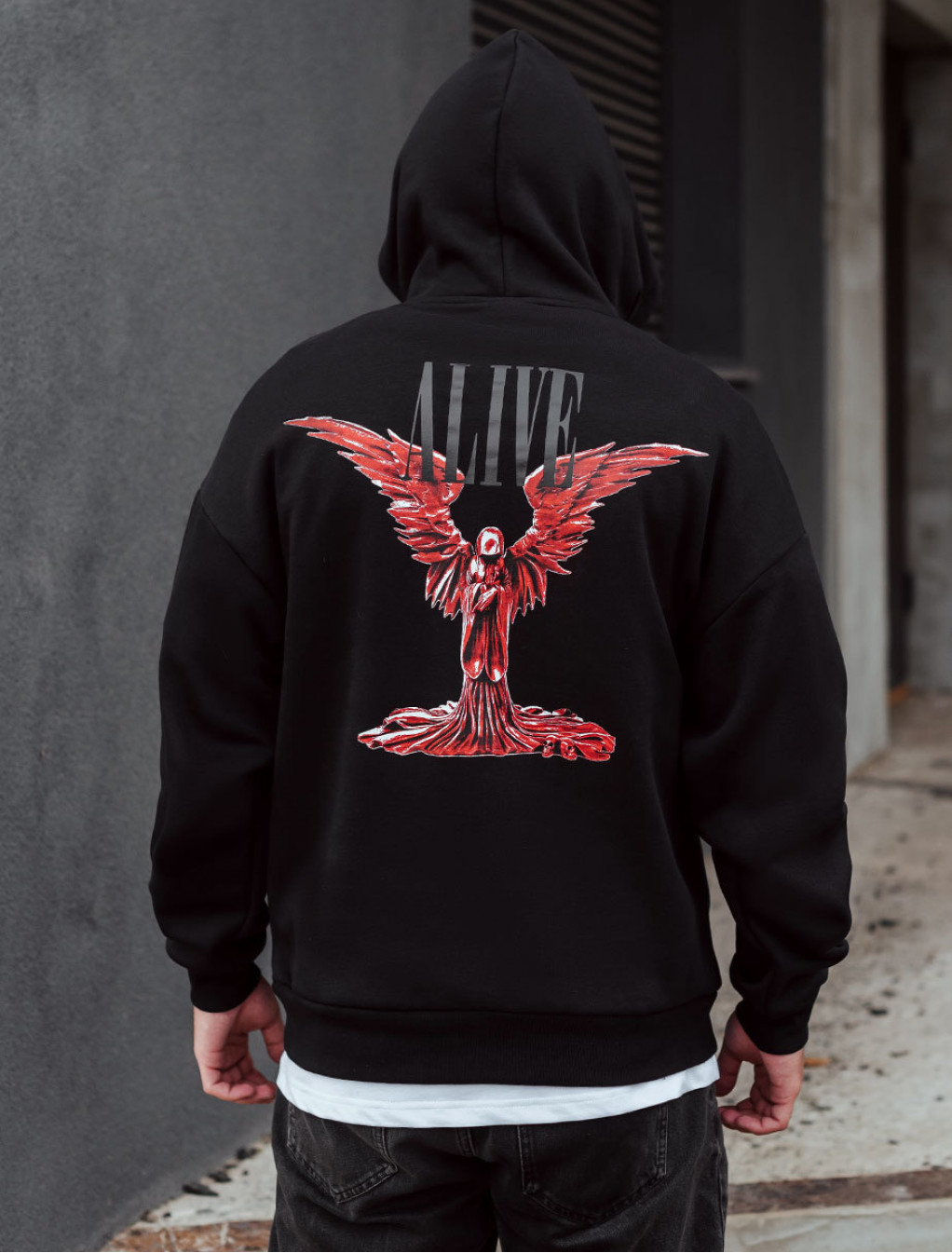 Bluza Staff alive oversize fleece