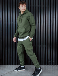 Dres sportowy Staff col khaki cargo cant fleece